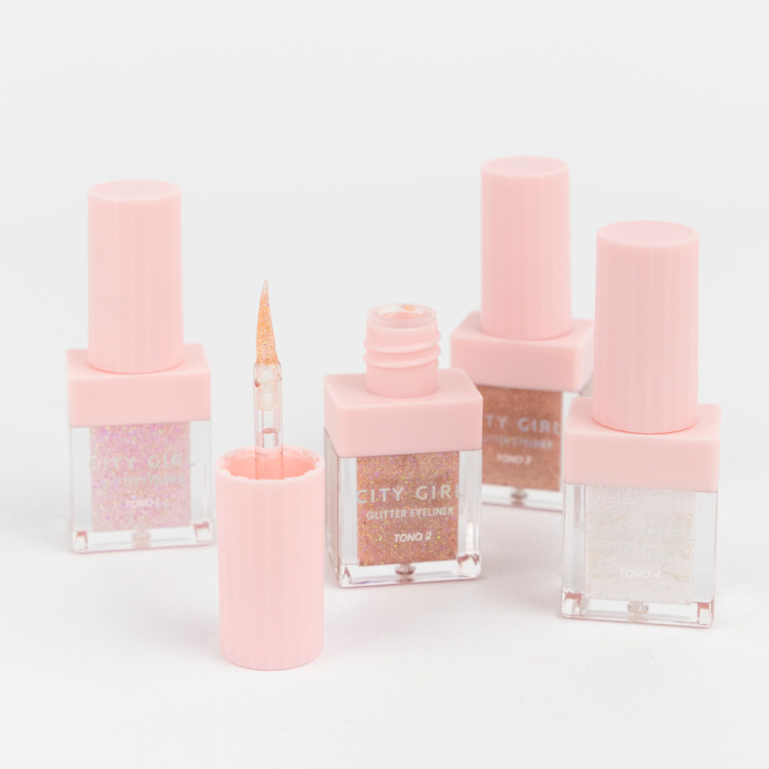 MINI DELINEADOR LIQUIDO CON GLITTER 2