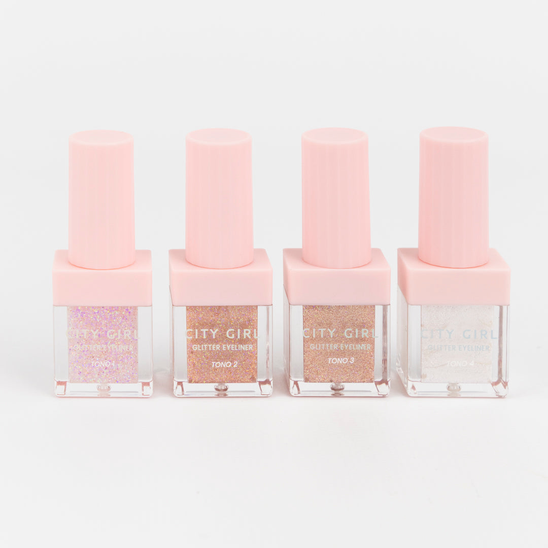 MINI DELINEADOR LIQUIDO CON GLITTER